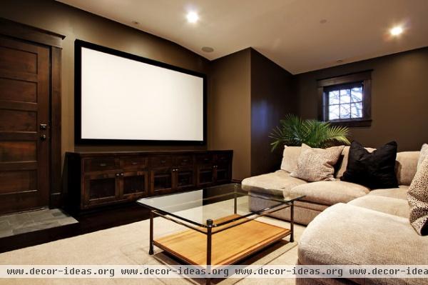 Media Room - contemporary - media room - seattle