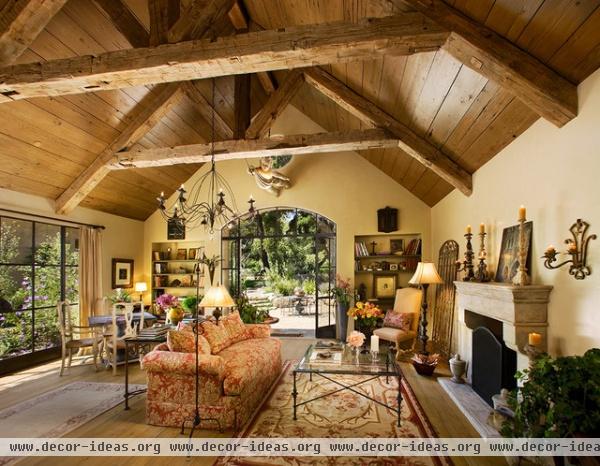 Olive Mill - mediterranean - living room - santa barbara