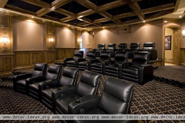 Movie Theater - traditional - media room - minneapolis