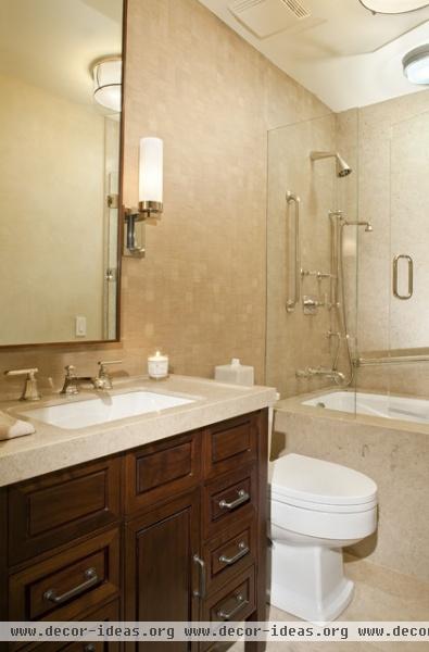 Condo Master Bath - contemporary - bathroom - other metro