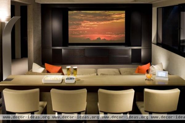 Magnifico Residence - contemporary - media room - denver