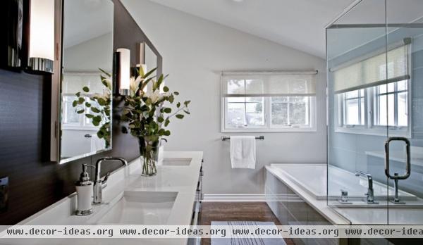 Master Bath and Bedroom Shelving - contemporary - bathroom - detroit