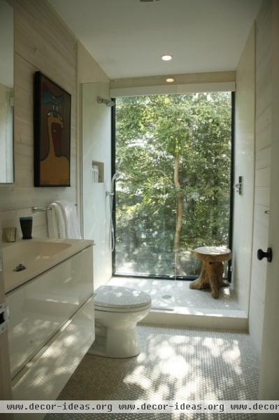 Fire Island Beach House - eclectic - bathroom - new york