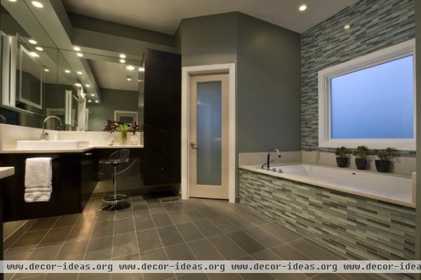 Honore-Contemporary Master Bathroom - contemporary - bathroom - chicago