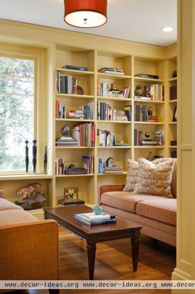 Coldspring Park Residence Library - eclectic - living room - boston