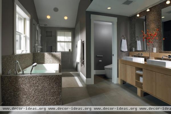 Wayland Renovation - contemporary - bathroom - boston