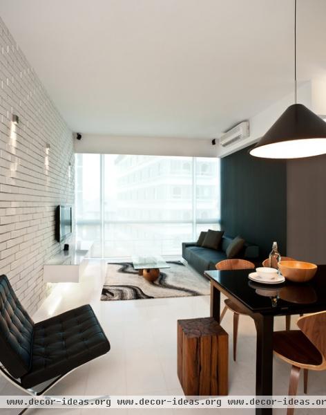 Apartment at Suffolk Road - Singapore - modern - living room - other metro