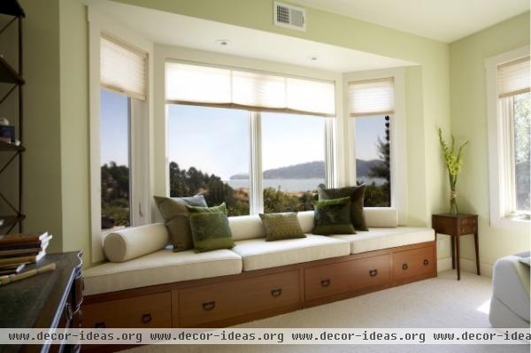 tiburon home with Asian influence - contemporary - living room - san francisco