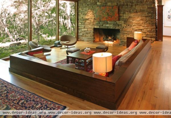 Modern Living Area - contemporary - living room - dallas