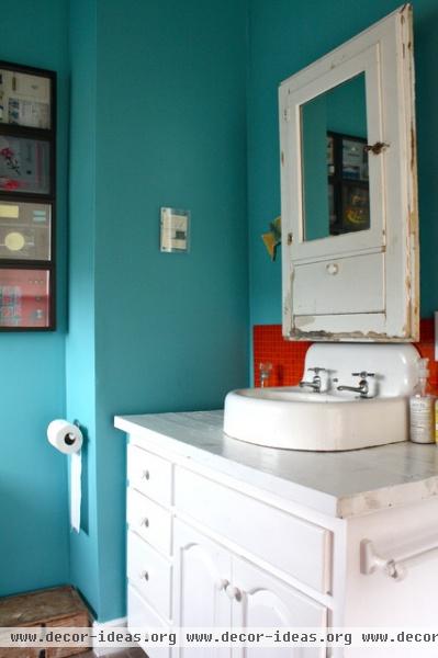 Upstairs Bathroom Sink - eclectic - bathroom - san francisco