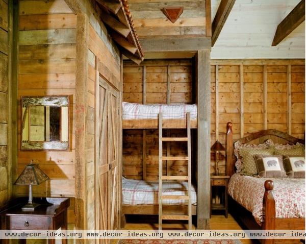 Fishing Club House - traditional - bedroom - denver