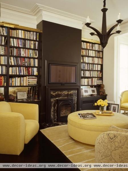 Library - eclectic - living room - san francisco