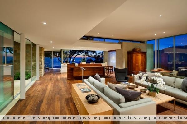 Carpinteria Foothills Residence - modern - family room - santa barbara