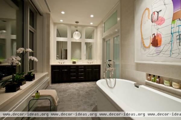 Delaware Place - contemporary - bathroom - chicago