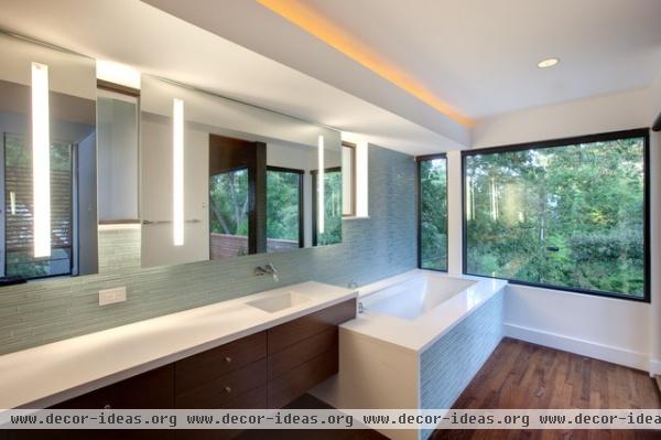 Harris Master Bath - modern - bathroom - austin