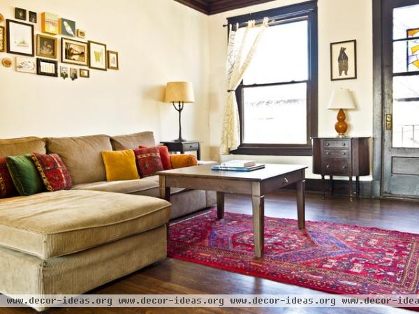 Modern Rustic - eclectic - living room - chicago