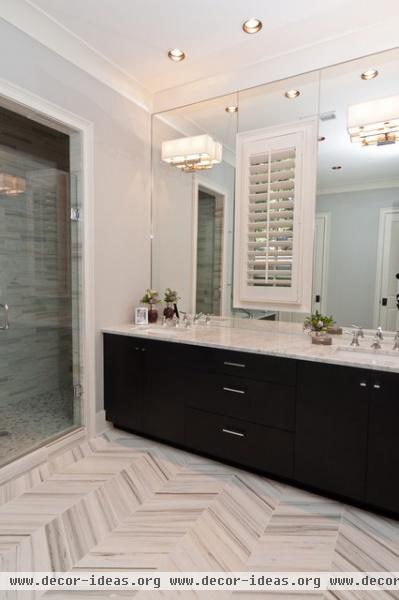 Shady Grove Master Bath - contemporary - bathroom - other metro