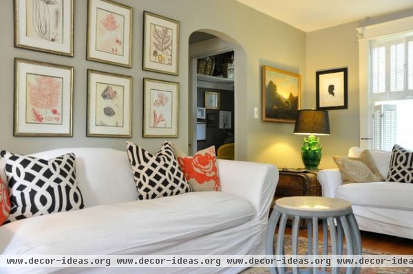 Craftiness and Color in Warrenton - eclectic - family room - dc metro