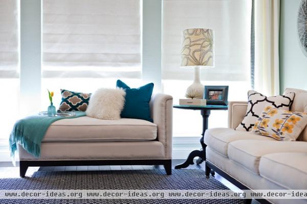 Living Room Chic - contemporary - living room - dallas