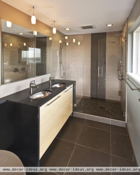 Eastside Update - contemporary - bathroom - seattle