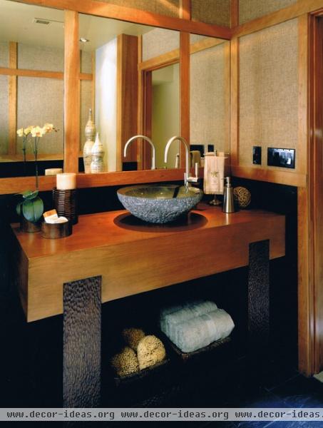 Spencer Guest Bath - asian - bathroom - san diego