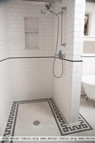 Subway Tile Shower - traditional - bathroom - minneapolis