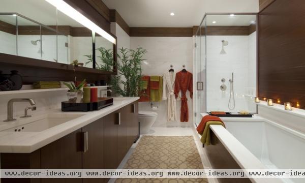 Fashion Showhouse - contemporary - bathroom - other metro