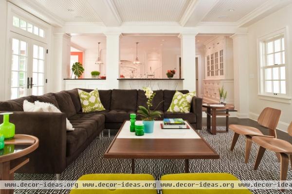 Darien Family Residence - modern - family room - bridgeport