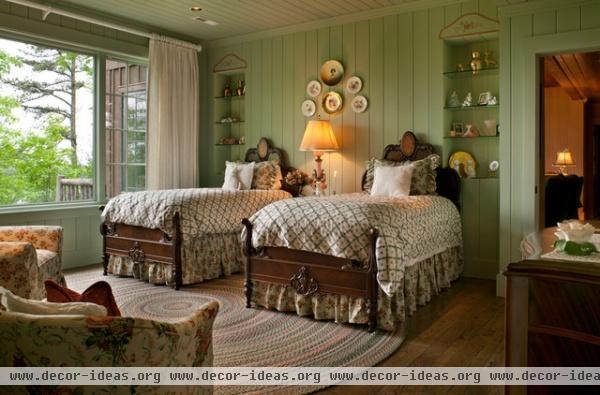 Rustic Elegance on the Lake - traditional - bedroom - other metro