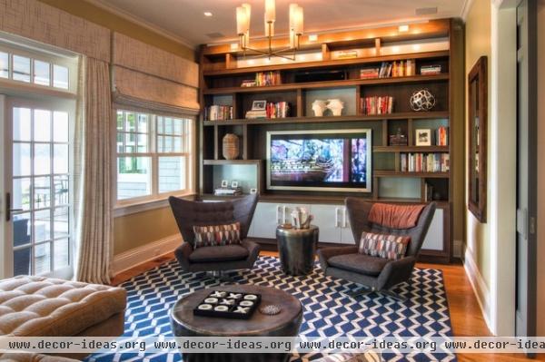 Sag Harbor, NY Residence - eclectic - media room - new york