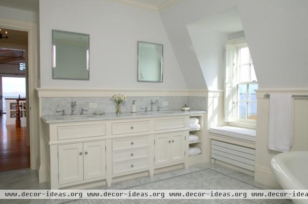 Newburyport Riverside Home - Master Bath - traditional - bathroom - boston