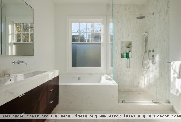 Parisian Modern Flat - Pacific Heights - modern - bathroom - san francisco