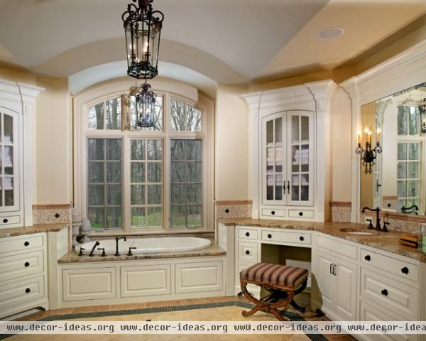 French Country Interior - traditional - bathroom - columbus