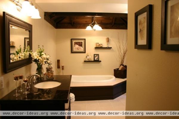 Dated Bath to Elegant Spa - contemporary - bathroom - los angeles