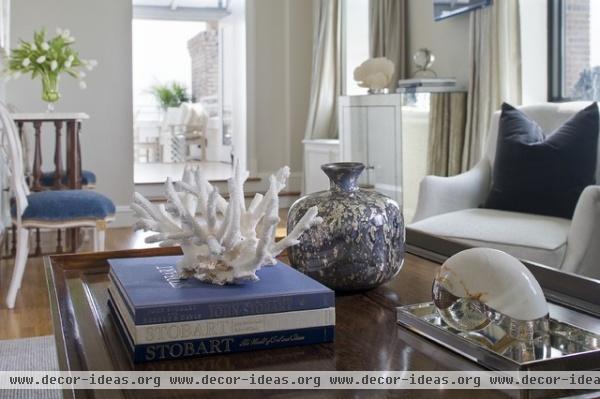 Greenwich Penthouse - traditional - living room - new york