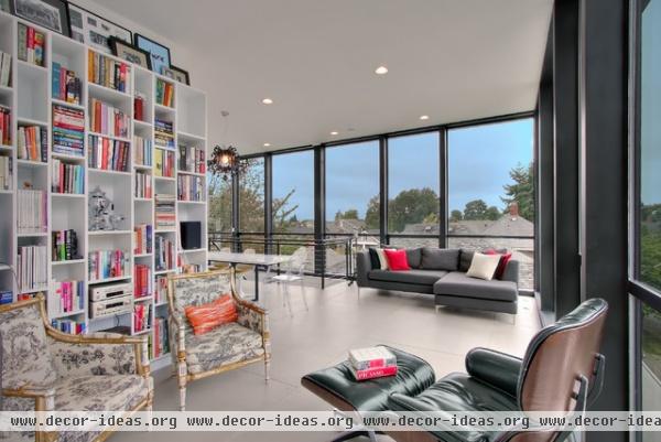 Crockett Residence - modern - living room - seattle