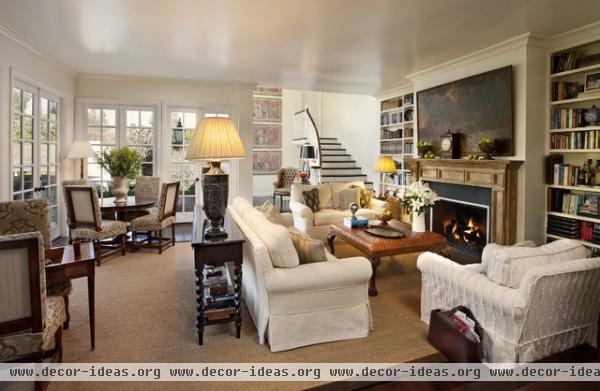 Cape Cod West - traditional - family room - los angeles