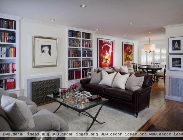 Hilldale Residence - contemporary - living room - los angeles