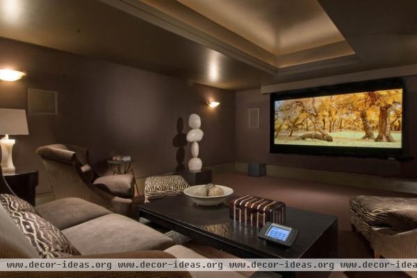 Living Areas - contemporary - media room - dallas