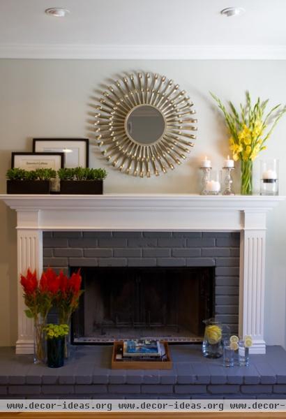 Contemporary and Bright Entry, Family and Dining Room - contemporary - family room - los angeles