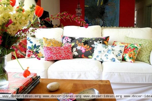 pillows - eclectic - living room - burlington