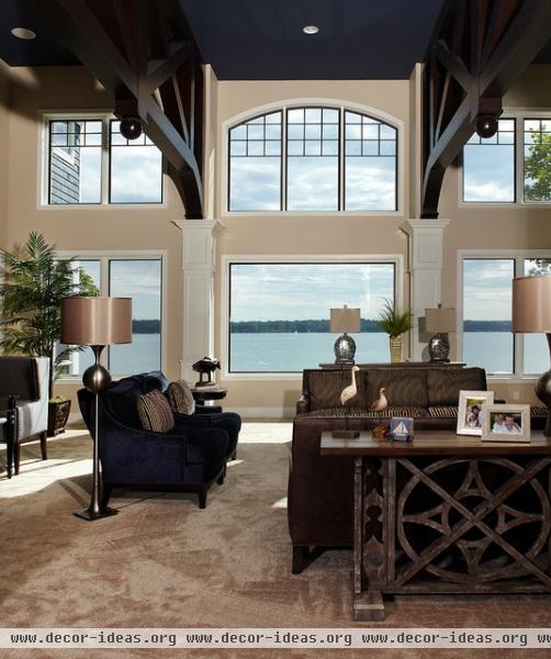 Client Home - Gull Lake, MI - traditional - living room - grand rapids