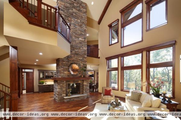 2012 Event Home - West Lakeland MN - traditional - living room - minneapolis