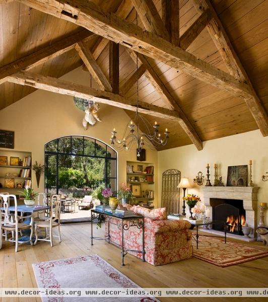 Olive Mill - mediterranean - living room - santa barbara