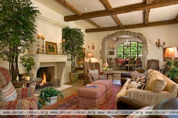 Project 13 - mediterranean - living room - santa barbara