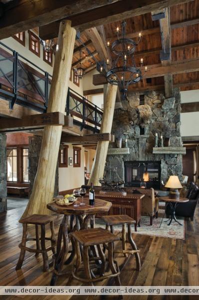 Elk Ridge Lodge - eclectic - family room -