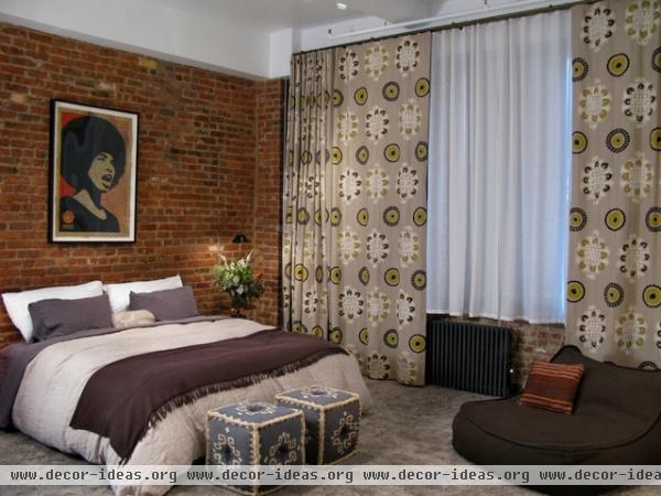 Chelsea Loft - eclectic - bedroom - new york