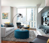 Modern High-Rise - modern - living room - chicago