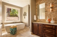 Danish Luxe Revival - traditional - bathroom - portland