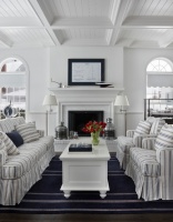 Nautical Navy - traditional - living room - other metro